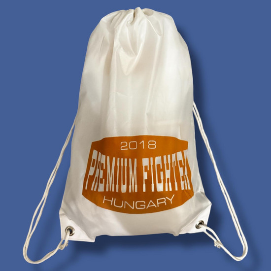 Premium Fighter - Hero PRO boxkesztyű (fehér/arany)